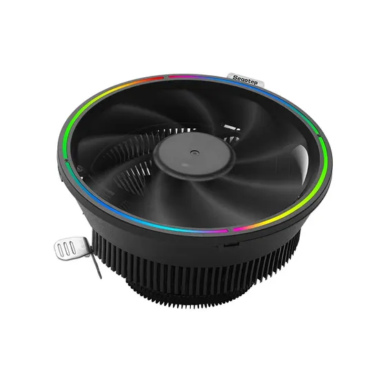 Игровые аксессуары Segotep, светодиодное кольцо CPU RGB с вентилятором диаметром 12 см, бесшумность 23 дБ, алюминиевые ребра с пряжками из 43 предметов, простая установка, OEM-кулер Segotep высотой 55 см